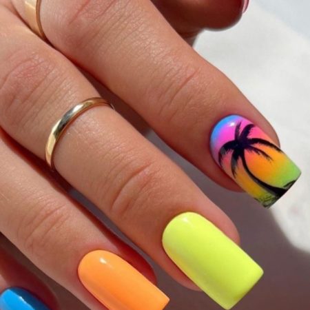 TOP 18 Stunning Beach Acrylic Nails Designs You’ll Want To Copy in 2024