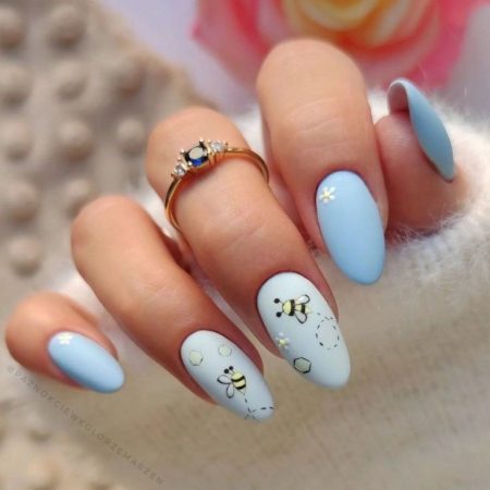 25+ Blue Spring Nails That Are TOO Cute Not To Try