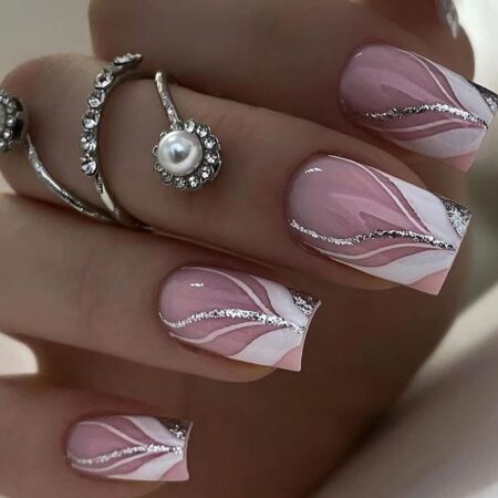 Charming Pink and White Square Nails Collection – 21 Ideas